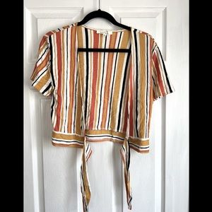 Striped shirt or shrug